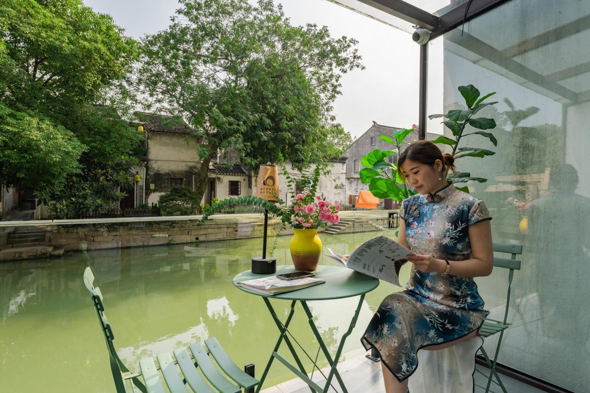 Tongli Slowlife River View Inn Suzhou  Eksteriør bilde